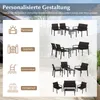 4dílná souprava proutěného zahradního nábytku s robustním Náhled obrázku produktu 6