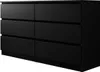 MIRJAN24 Kommode Malwa M6 140, Stilvoll Sideboard mit 6 Produktbild-Vorschau 1