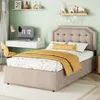 A bedroom setting with a bed, desk, and chair. Náhled obrázku produktu