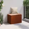 vidaXL Gartenbank 1 -Seater 60 x 40 x 43 cm Rostig Produktbild-Vorschau 3