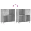vidaXL Plattenschrank Betongrau 84,5x38x89 cm Holzwerkstoff Produktbild-Vorschau 7