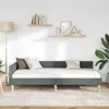 vidaXL Rohový rám postele tmavošedý 100 x 200 cm látka Náhľad obrázku produktu 3
