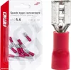 Izolované ploché koncovky 5,6 mm 0,5–1,5 mm² 10 A 10 ks Náhľad obrázku produktu 1