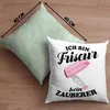 Trendation - Friseur Deko-Kissen mit Füllung 40x40 Geschenk Produktbild-Vorschau 4
