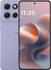 A Motorola Moto G86 Power 5G smartphone in Lilac (Cosmic Sky) is shown from the front and back. Voir les images du produit