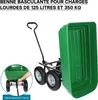 Carrello da giardino Wiltec con funzione di ribaltamento Anteprima dell’immagine prodotto 3
