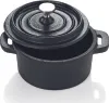 Cocotte ronde, 10 cm - fonte, noir WAS**4 Voir les images du produit 2