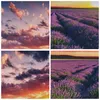 Bild auf Leinwand - Leinwandbild - Lavendel Berge Feld - Produktbild-Vorschau 8