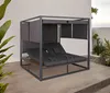 Aluminiowy leżak ogrodowy HWC-M63b, leżak typu daybed w Podgląd zdjęcia produktu 9