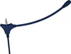 A close-up of a blue microphone with a silver connector, isolated on a white background. Anteprima dell’immagine prodotto