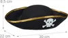 Cappello da pirata Relaxdays, set da 6, per bambini, Anteprima dell’immagine prodotto 4