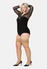 Bellivalini Damen halterlose Strümpfe mit Spitze Plus Size Produktbild-Vorschau 4
