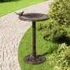 vidaXL Vogelbad Bronzen Kunststoff Produktbild-Vorschau 1