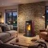 Stufa a pellet Azora 11,6 kW Bordeaux Sannover Anteprima dell’immagine prodotto 3