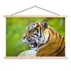 MuchoWow® Textilposter Tiger - Natur - Kopf 120x80 cm mit Produktbild-Vorschau 1