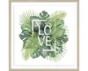 Gerahmtes Bild 'Love' mit Typografie im Boho-Stil, Beige, Produktbild-Vorschau 1