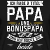 Spreadshirt 2 Titel Papa Und Bonus Papa Geschenk Männer Produktbild-Vorschau 2