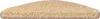 Shaggy-Stufenmatte Barcelona Beige 70 Halbrund 23,5 x 65 cm Produktbild-Vorschau 5