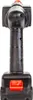 A close-up, front-facing view of a black cordless pressure washer with a red button. Náhled obrázku produktu