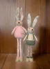 1 Osterhase mit Teleskopbeine Dekohase Hasenfigur Stoffhase Produktbild-Vorschau 2