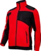 Fleece-Sweatshirt Mit Verstärkungen, Rot-Schwarz, "2Xl", Produktbild-Vorschau 1