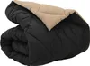 vidaXL, couette d'hiver, 140 x 220 cm, 450 g/m², noir et Voir les images du produit 1