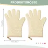 Hitzebeständige Ofenhandschuhe aus Silikon mit Produktbild-Vorschau 2