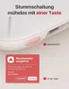 A close-up marketing image of a smart smoke detector with a base station and a notification pop-up. Náhľad obrázku produktu