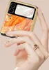 Pre Samsung Galaxy Z Flip3 5G Galvanizácia maľované sklo M6 Náhľad obrázku produktu 6