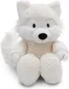 A white plush fox toy sits on a white background. Anteprima dell’immagine prodotto