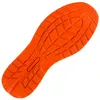 The sole of an orange work shoe is shown against a white background. Produktbild-Vorschau