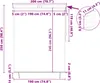 Tenda a rullo vidaXL, antracite, 200 x 250 cm, tessuto e Anteprima dell’immagine prodotto 3