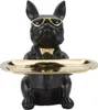 o Ferretti dekoracyjna figurka buldoga z tacą 19x20x23,5 cm Podgląd zdjęcia produktu 2