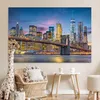 MuchoWow® Poster New York - Brooklyn Bridge - Nacht 180x120 Produktbild-Vorschau 7