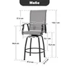 Avestar drehbare Garten-Barhocker 2er Set, hohe Produktbild-Vorschau 3