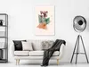 Italienischer Leinwand Leinwandbild - Modernist Flower (1 Produktbild-Vorschau 2