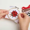 Kit ricamo - Disegnare una coccinella - Ø 8 cm Anteprima dell’immagine prodotto 3