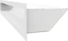 Lüftungsgitter LUFT 9x60 weiß Slim Produktbild-Vorschau 1