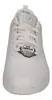 A white Skechers sneaker is shown from the front. Podgląd zdjęcia produktu