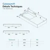 doporro Lavabo Vasque à Poser à Monter au Mur Suspendu Voir les images du produit 8