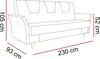 Couch plus zwei Sessel BOSTON Sofa mit Schlaffunktion Produktbild-Vorschau 9