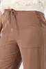 Wide Leg Schlupfhose aus leichtem Stoff mit elastischem Produktbild-Vorschau 4