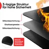 EVOCAMP Brandschutzmatte 30x30 cm, Feuerfeste Unterlage aus Produktbild-Vorschau 3