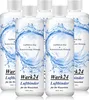 A group of five bottles of Wark24 Luftbinder, a product for waterbeds, is displayed against a white background. Each bottle features a label with blue water splash graphics and text indicating its purpose. Produktbild-Vorschau
