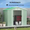 Gartenschuppen aus Stahl mit 2 Schiebetüren, Produktbild-Vorschau 7