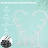 COSTWAY Support pour plantes 5 marches en forme de cœur Voir les images du produit 5