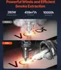 Estrattore di fumi di saldatura 280W assorbitore di fumi di Anteprima dell’immagine prodotto 2