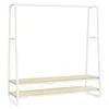 Kleiderständer, Garderobenständer, Garderobe, 2 Ablagen, 6 Produktbild-Vorschau 1