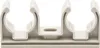 50x Doppel Rohrclip 16mm Rohrklemme Rohrhalter Clipser Produktbild-Vorschau 4