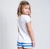 2tlg. Outfit T-Shirt & Shorts Peppa Pig Weiß-Blau 98 cm Produktbild-Vorschau 6